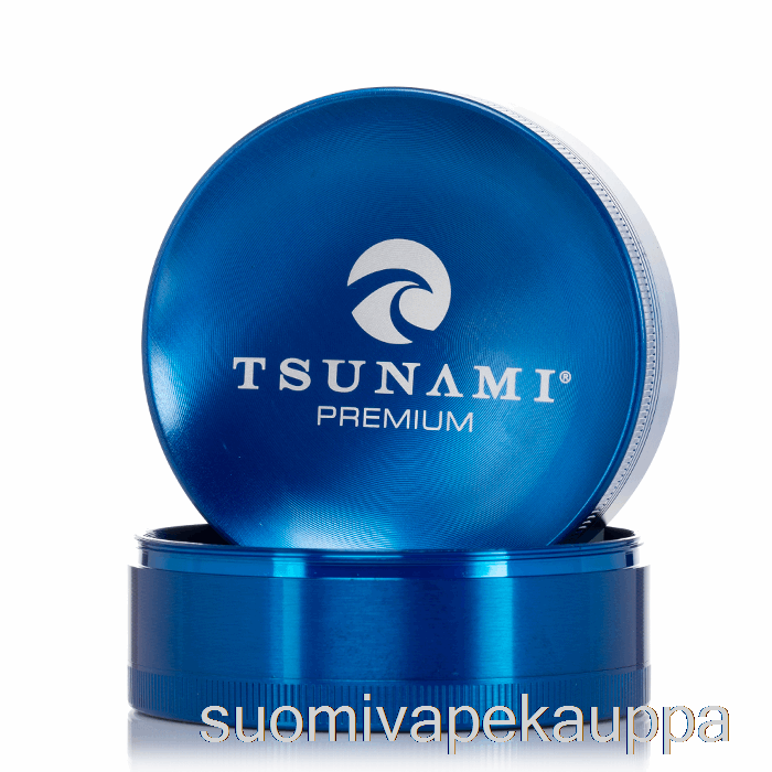 Vape Netistä Tsunami 2,95 Tuuman 4-osainen Upotettu Ylähiomakone Sininen (75mm)